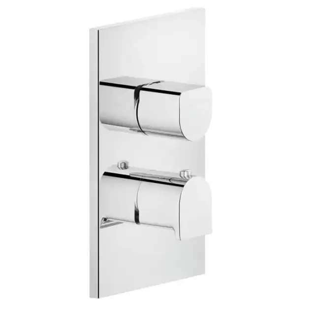 Gessi Rilievo Встраиваемый смеситель для душа, термостатический, на 1 источник, внешняя часть, цвет: хром