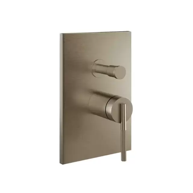 Gessi Ingranaggio Смеситель для душа, встраиваемый, на 2 выхода, цвет:  Finox Brushed Nickel