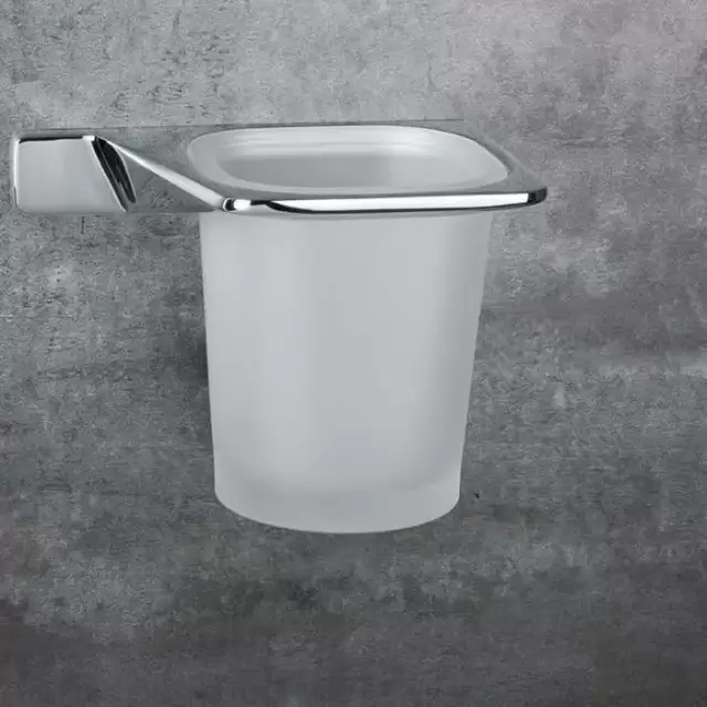 Colombo Alize Стакан подвесной, DX, цвет: хром/матовое стекло