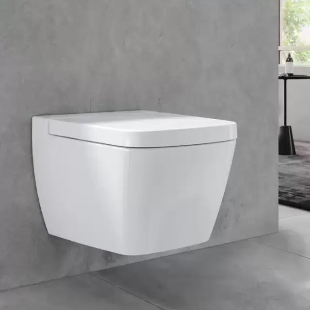 TECEone Унитаз подвесной 54х35.8х35 см, комплект крепежей, цвет: белый