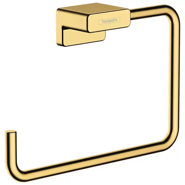 Hansgrohe AddStoris Полотенцедержатель 18.9см., кольцо, цвет: полированное золото