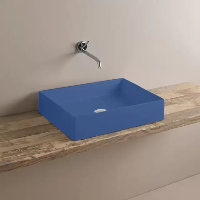 Artceram SCALINO Раковина 38х55 см, без отв., без слив-перелива, цвет: blu zaffiro