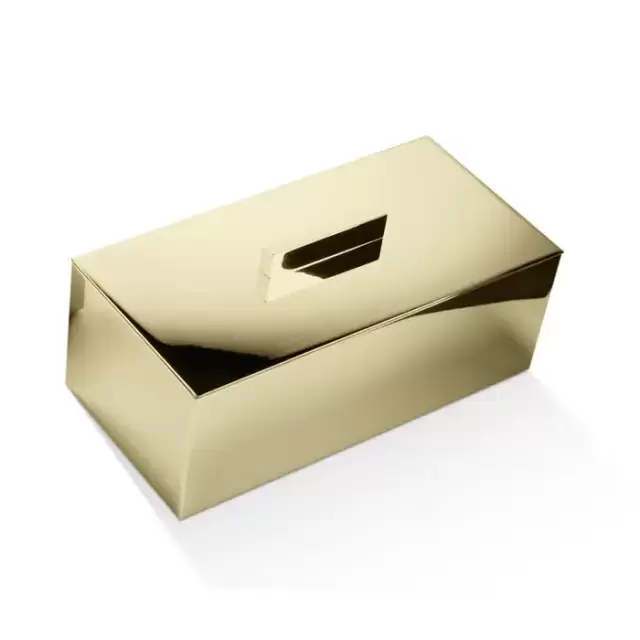 Decor Walther DW 3610 Бокс универсальный 25x12x10.5см, с крышкой, настольный, цвет: золото