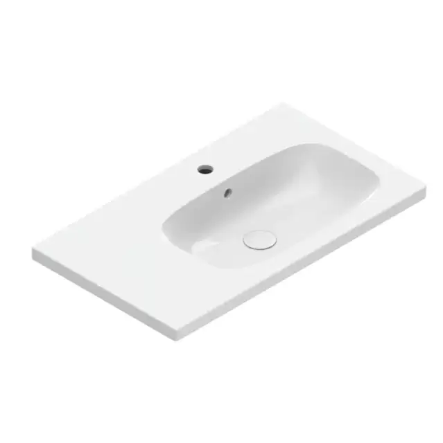 Catalano Alvea Раковина 80x46см чаша справа, с 1 отв., цвет: белый глянцевый