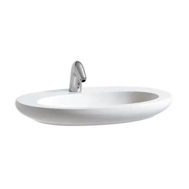 Laufen Alessi One Раковина-чаша 75х52х9 см, 1 отв., покрытие LLC, цвет: белый