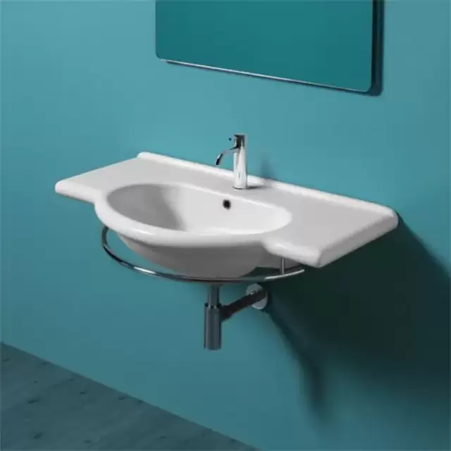 SIMAS Top e lavabi d'arredo Раковина-консоль 90 см, 1 отв., цвет: белый