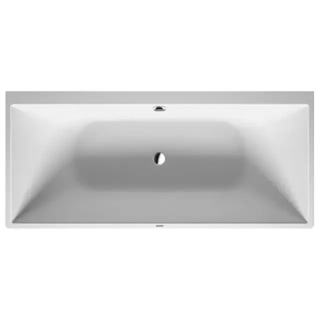 Duravit Vitrium Ванна пристенная 180x80см, с ножками, с2 наклонами для спины, прямоугольная, цвет: белый