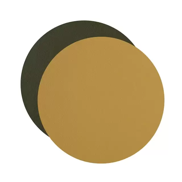 Colombo Adj Круглый костер, D12 см, цвет: горчичный/оливковый