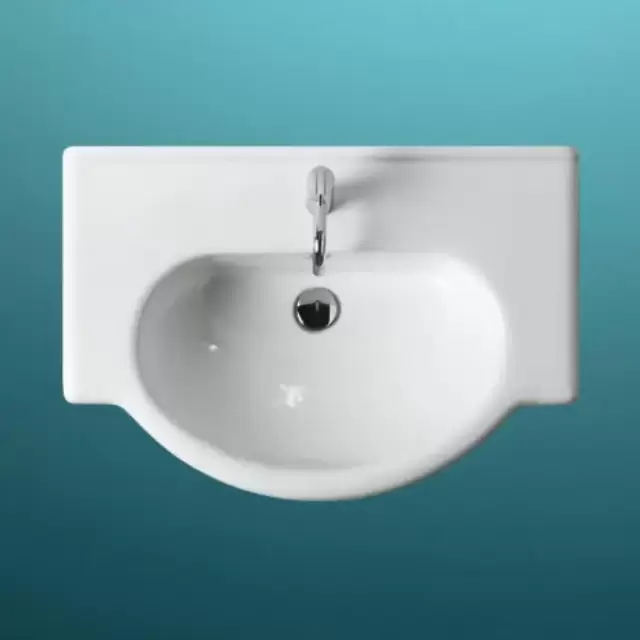 SIMAS Top e lavabi d'arredo Раковина-консоль 78 см, 1 отв., цвет: белый