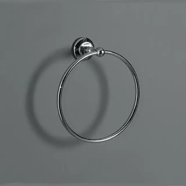 SIMAS Accessori Полотенцедержатель-кольцо 22см., для полотенец, подвесной, цвет: хром