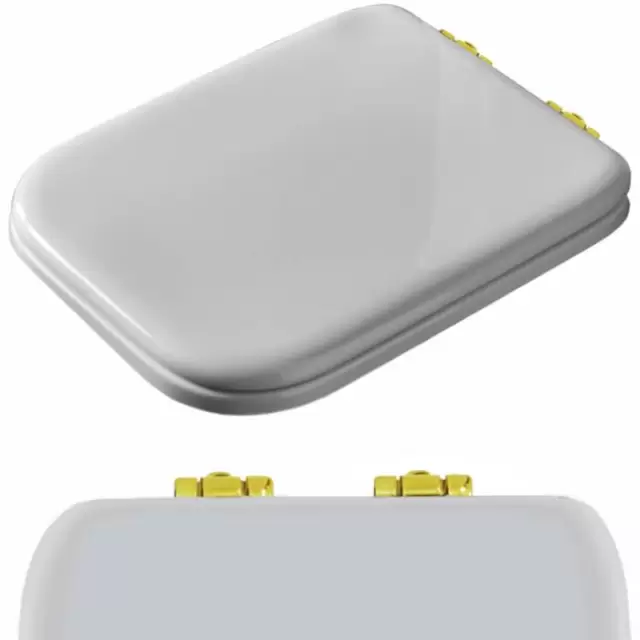 Kerasan Waldorf Сиденье для унитаза, с микролифтом, цвет: белый/золото