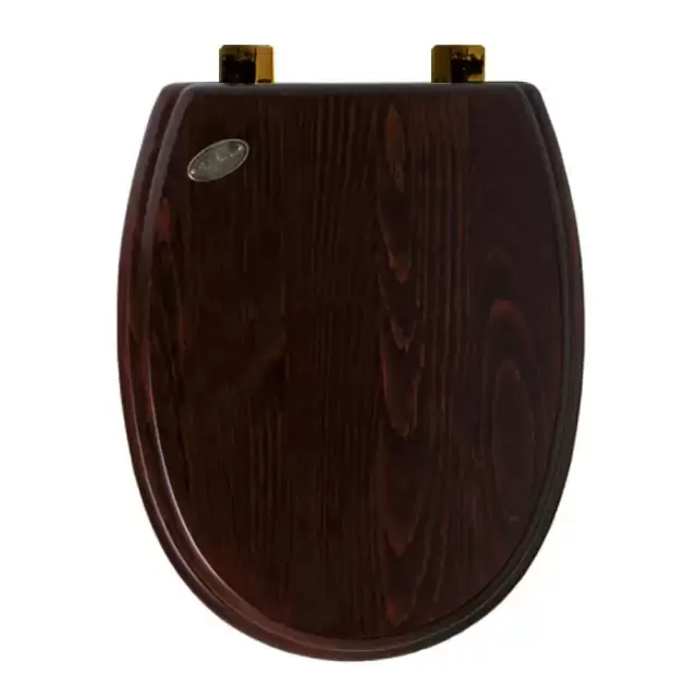 SIMAS Arcade Сиденье для унитаза, цвет дерево/бронза
