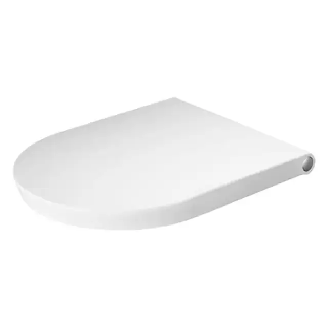 Duravit White Tulip Сиденье с крышкой для унитаза, с SoftClose, петли хром, цвет: белый