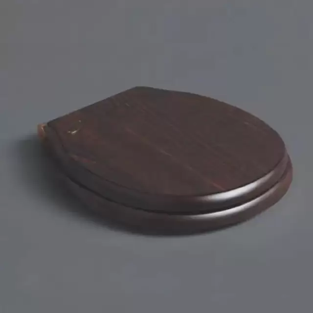 SIMAS Londra Сиденье для напольного унитаза, микролифт, цвет: орех/хром