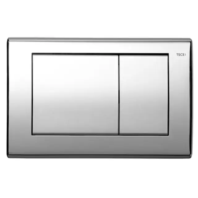 TECEplanus Панель смыва с двумя клавишами, хром глянцевый (латунь)