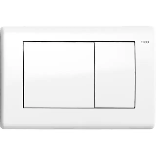 TECEplanus Панель смыва с двумя клавишами, белый глянцевый