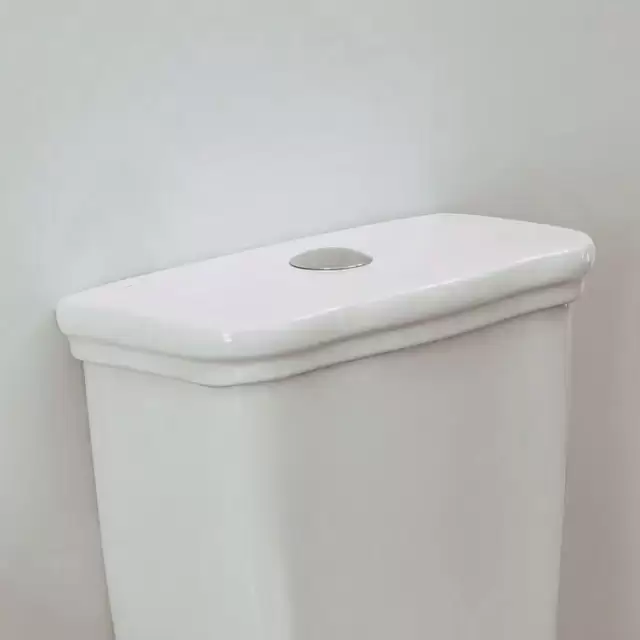 Kerasan Retro Крышка для бачка 108101/1082 с 1 отверстием под кнопку, цвет: белый