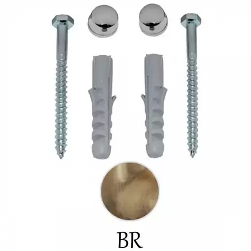 KERASAN Крепление вертикальное для напольных унитазов/биде, цвет бронза